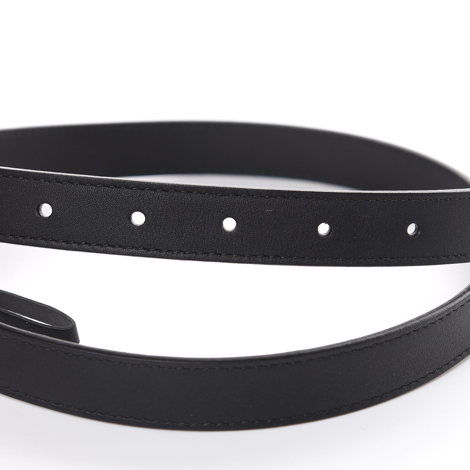 Gucci Calfskin Double G 20mm Belt 70 28 Black 5 of 6