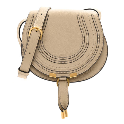 Chloe Calfskin Mini Marcie Round Crossbody Bag Root Beige 1 of 8