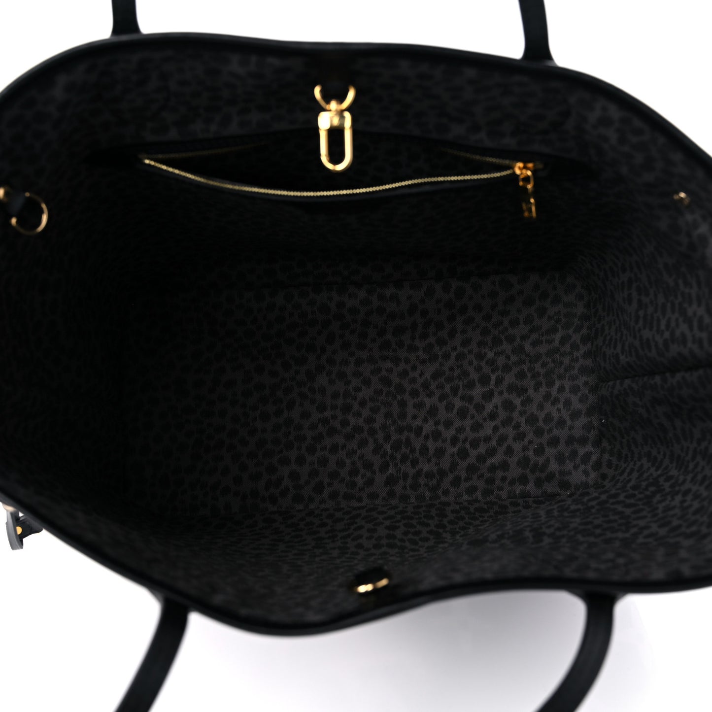 Monogram Giant Wild At Heart Neverfull MM Black