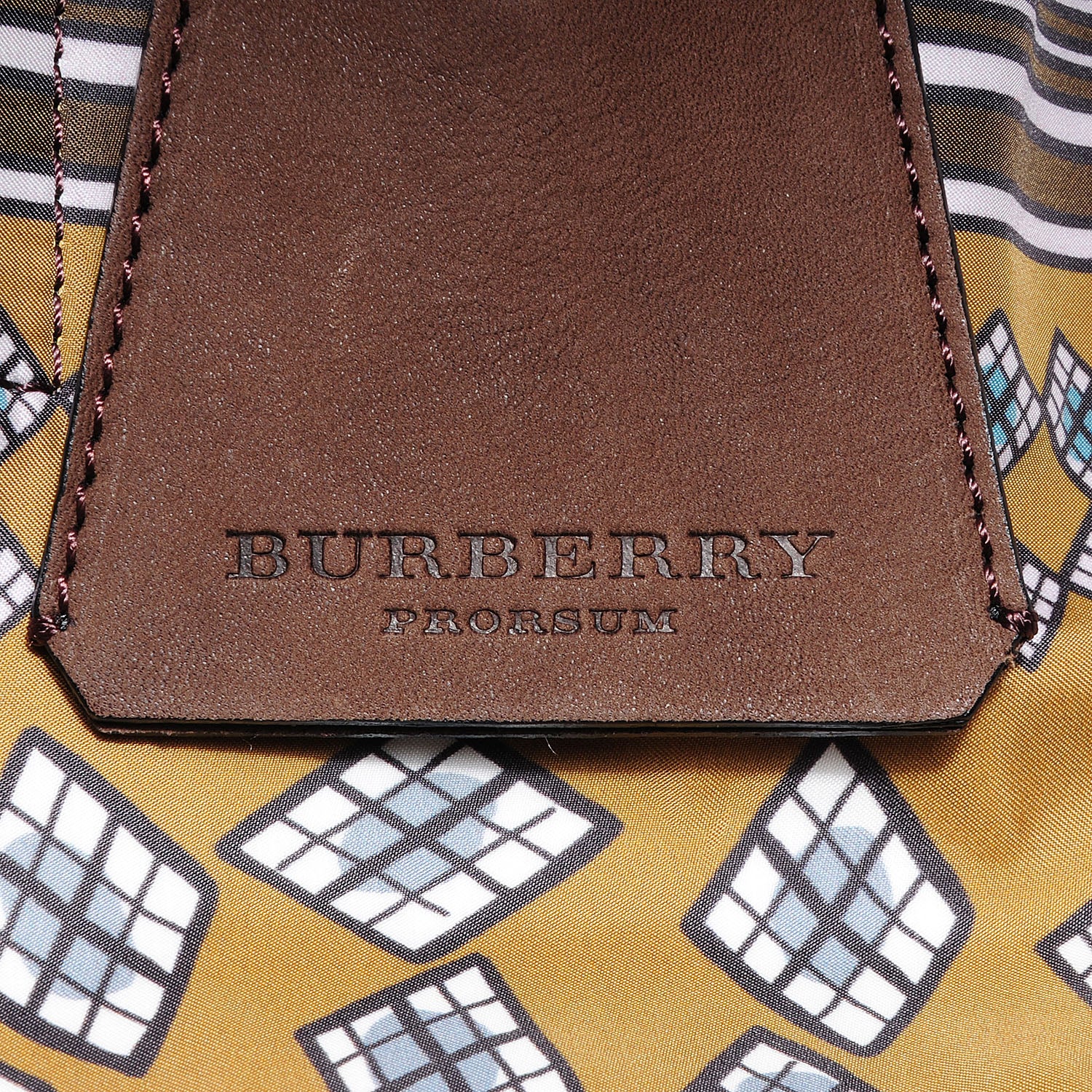 Burberry Mens Prorsum Printed Tote Green 7 of 11