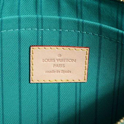 Louis Vuitton Monogram V Neverfull MM Turquoise 9 of 10