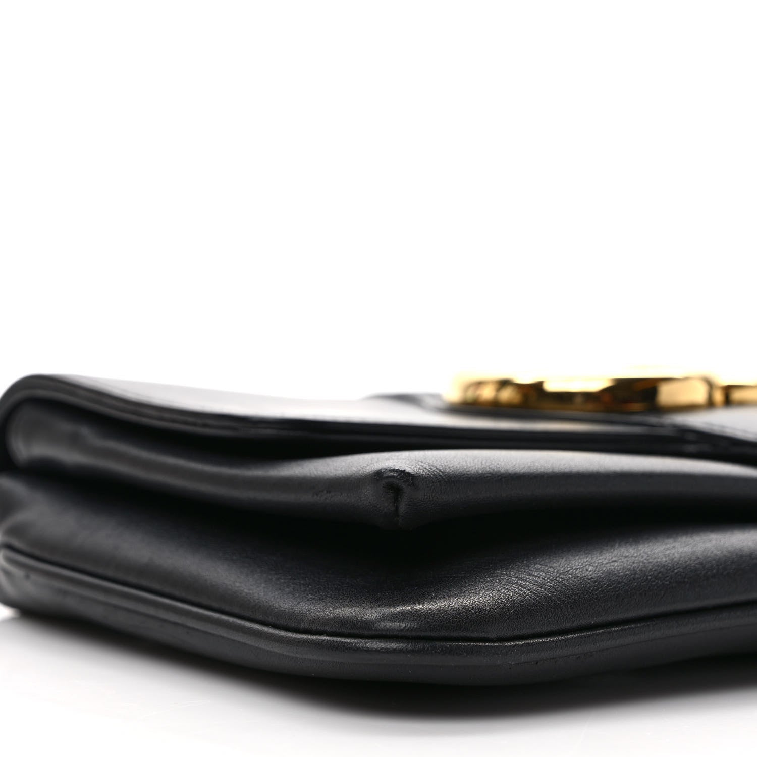Gucci Vitello Palmellato Lux Small Arli Flap Shoulder Bag Black 7 of 8