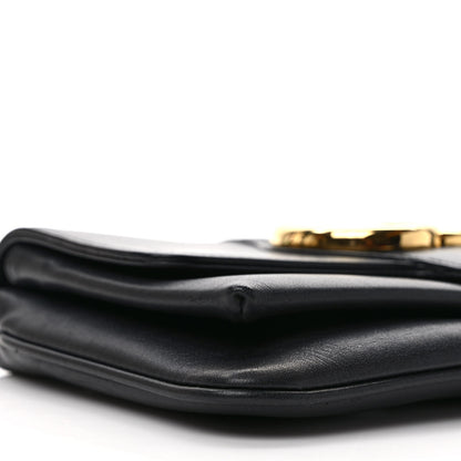 Gucci Vitello Palmellato Lux Small Arli Flap Shoulder Bag Black 7 of 8