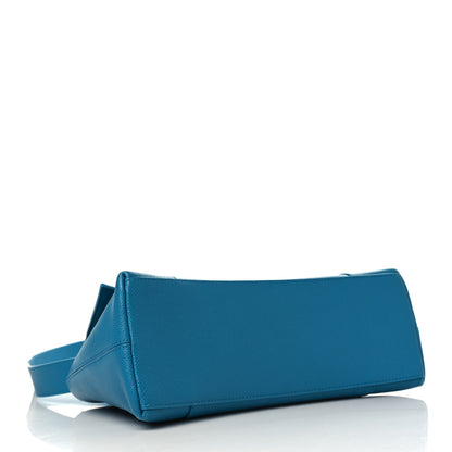 Balenciaga Grained Calfskin Small Downtown Shoulder Bag Turquoise 3 of 8