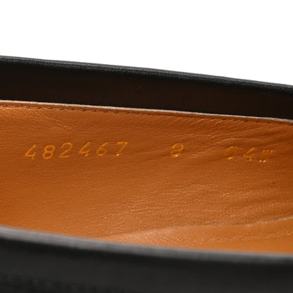 Gucci Calfskin Horsebit Mens Jordaan Loafers 8 Black 8 of 12