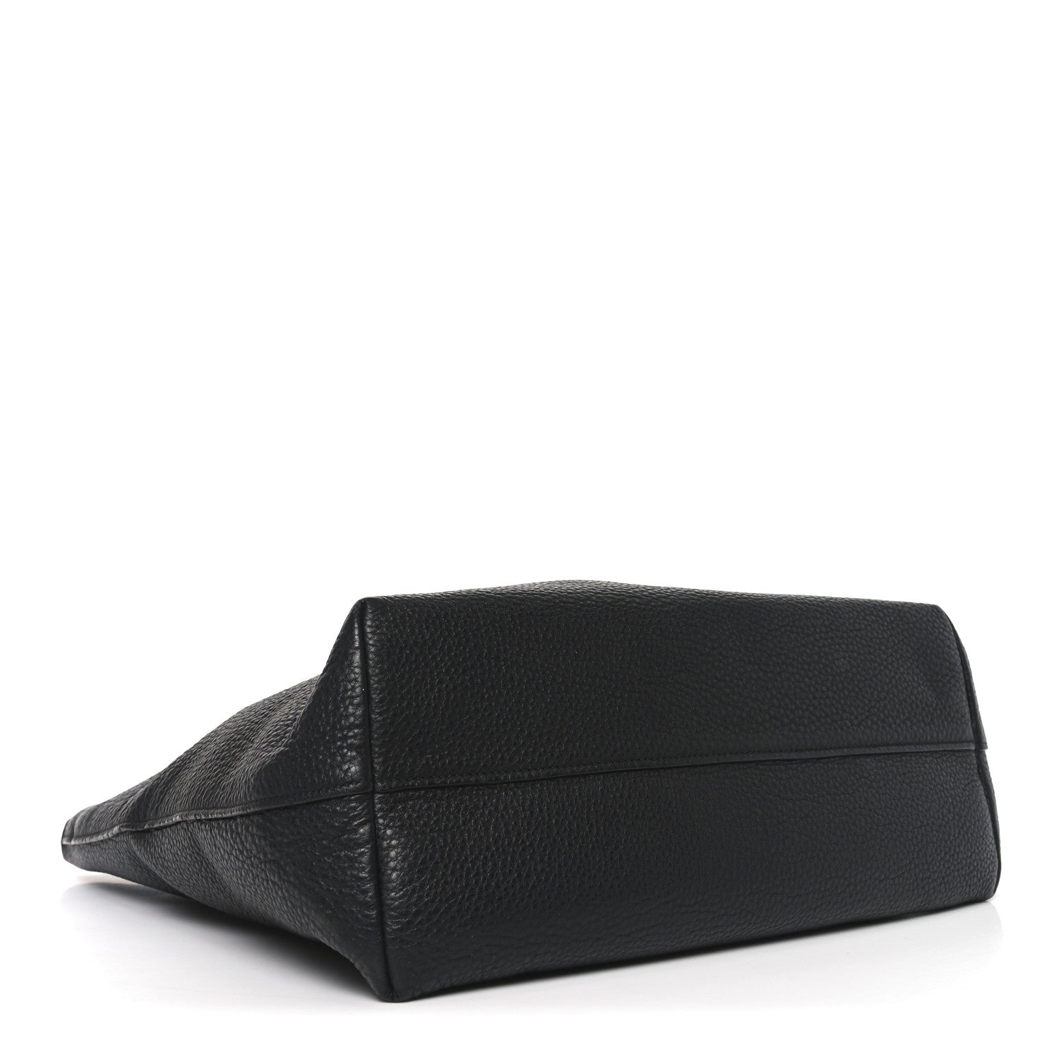 Prada Vitello Daino Pocket Shopping Tote Black 4 of 9