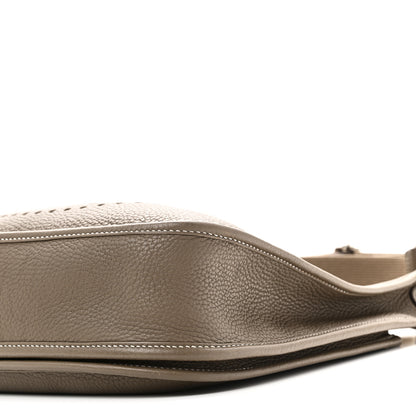 Hermes Taurillon Clemence Evelyne III PM Etoupe 10 of 10