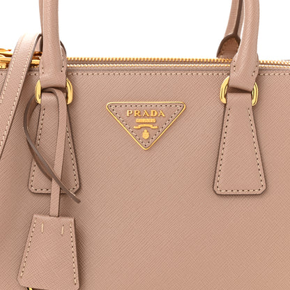 Prada Saffiano Mini Galleria Double Zip Tote Cammeo 8 of 10