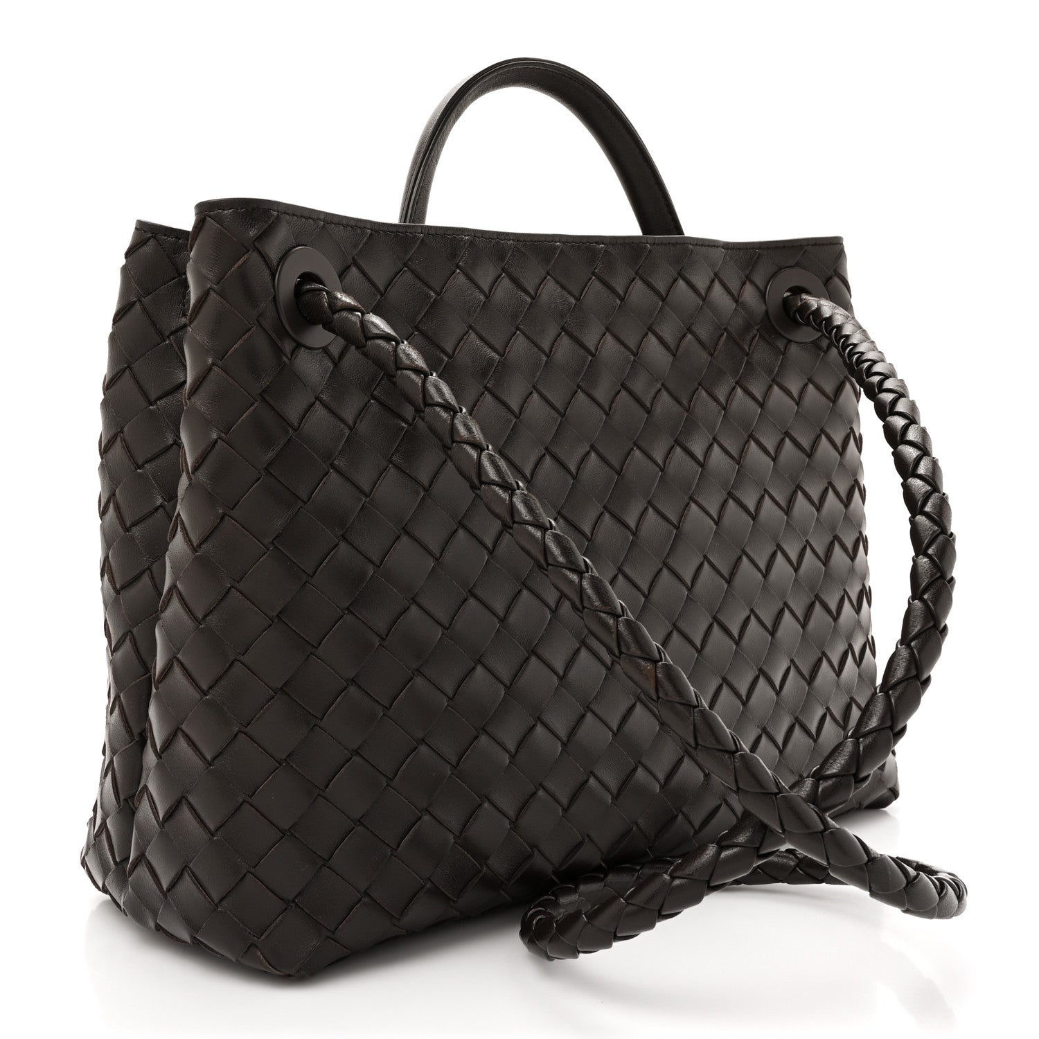 Bottega Veneta Nappa Intrecciato Medium Andiamo Shoulder Bag Fondant 3 of 12