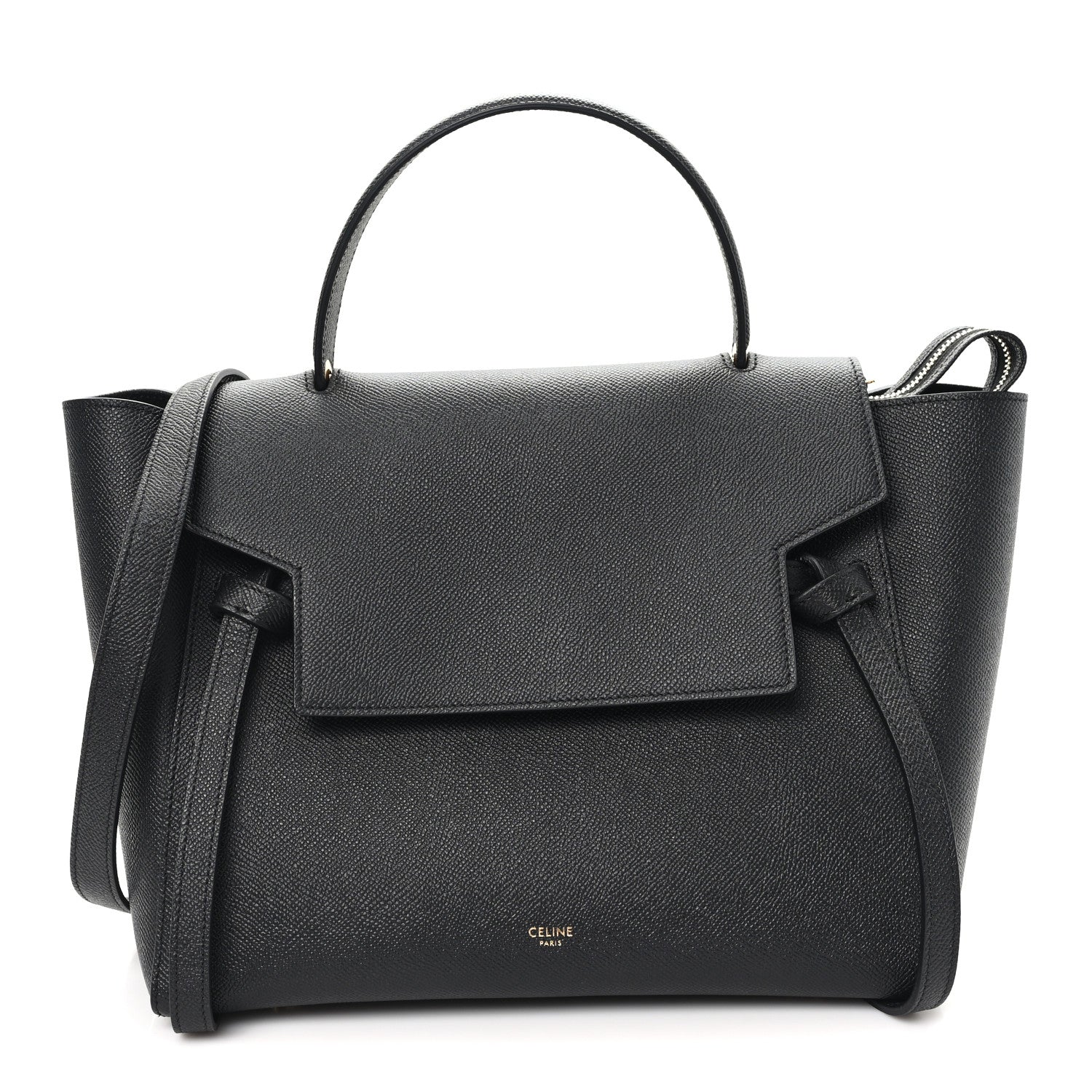 Celine Grained Calfskin Mini Belt Bag Black 1 of 7