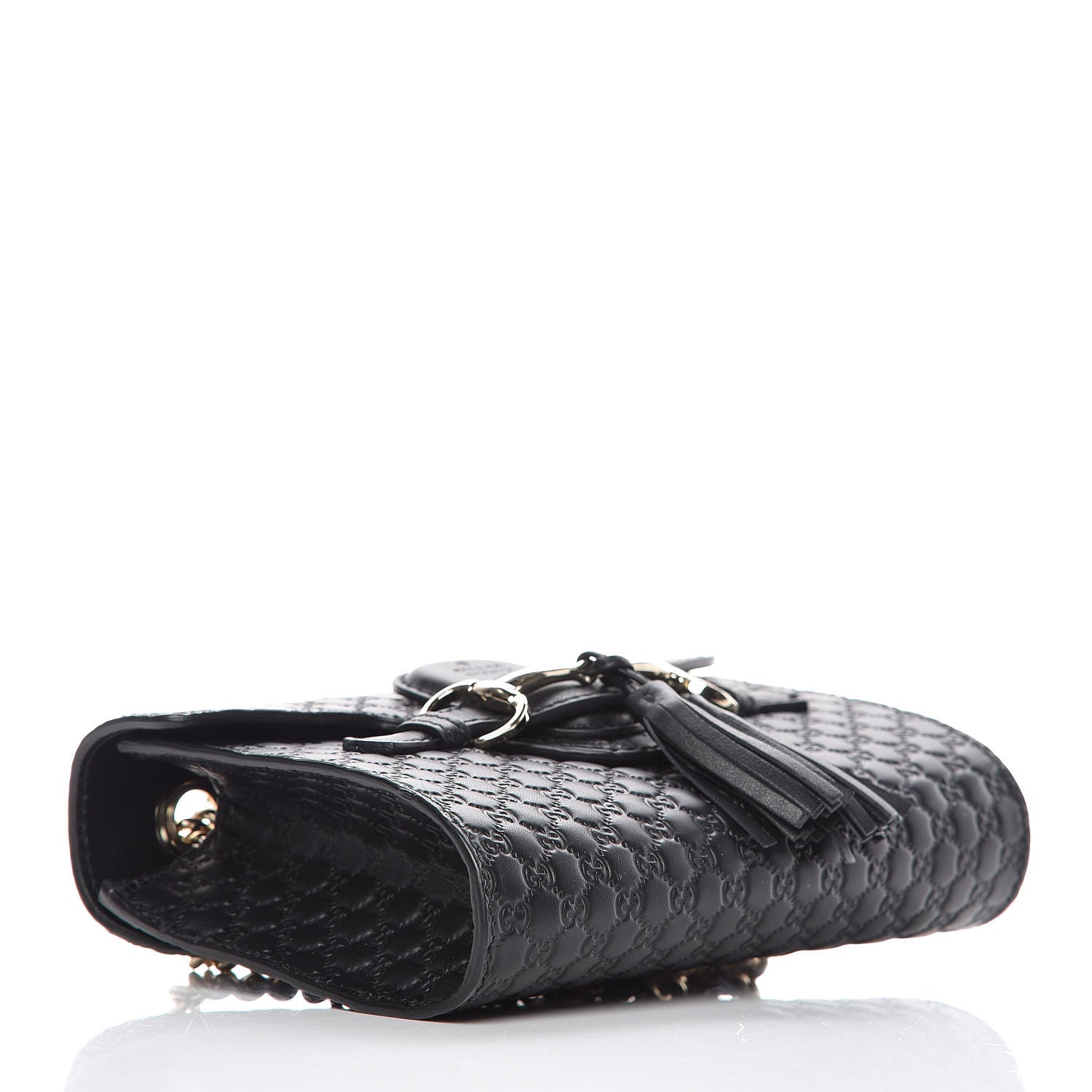Gucci Microguccissima Mini Emily Shoulder Bag Black 4 of 9