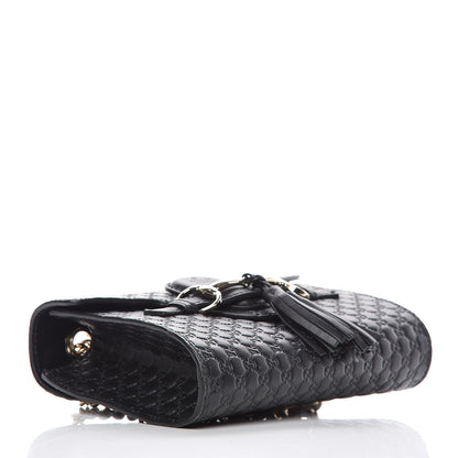 Gucci Microguccissima Mini Emily Shoulder Bag Black 4 of 9