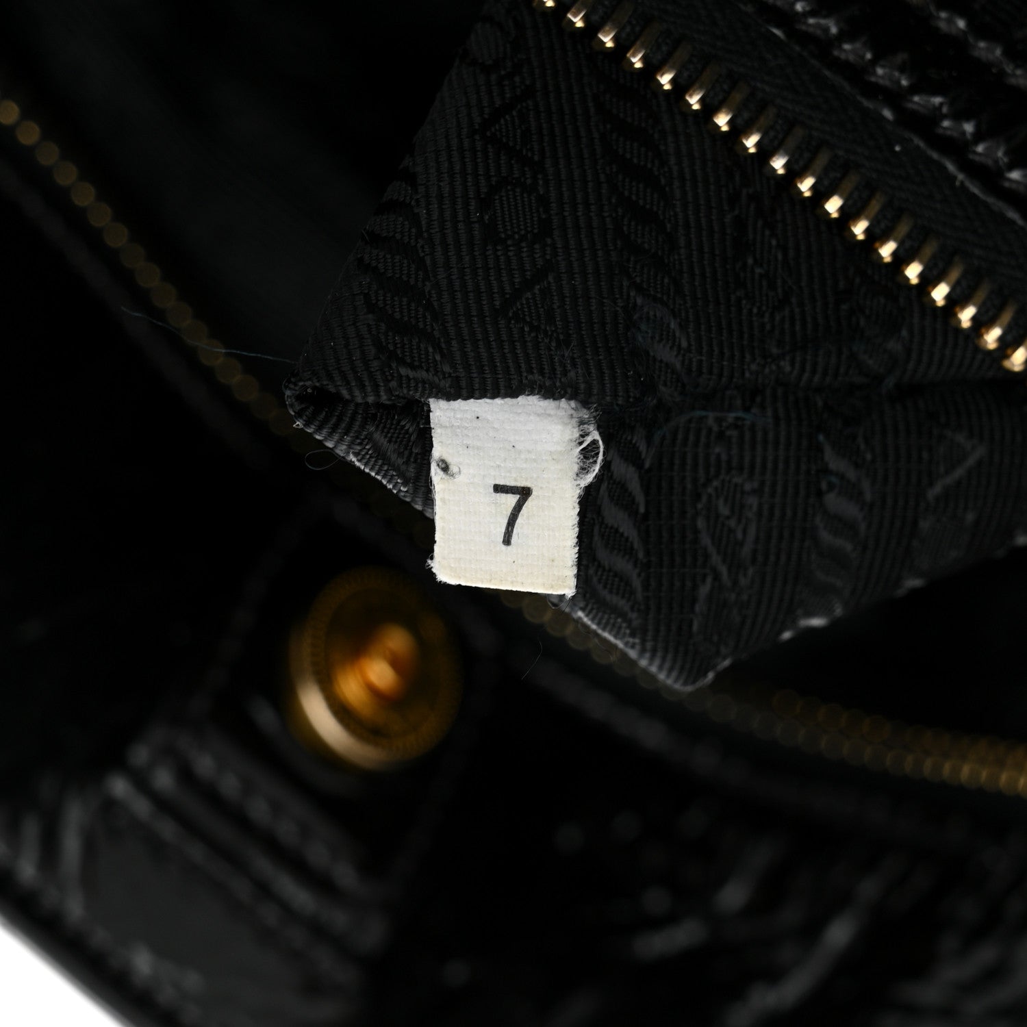 Prada Vernice Naplak Tote Black 7 of 10