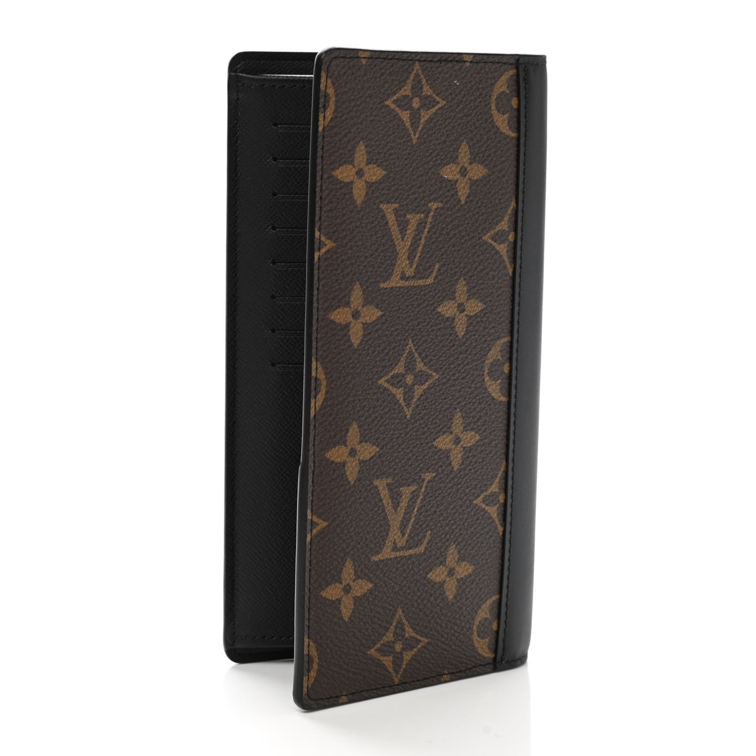 Louis Vuitton Monogram Macassar Brazza Wallet 3 of 7