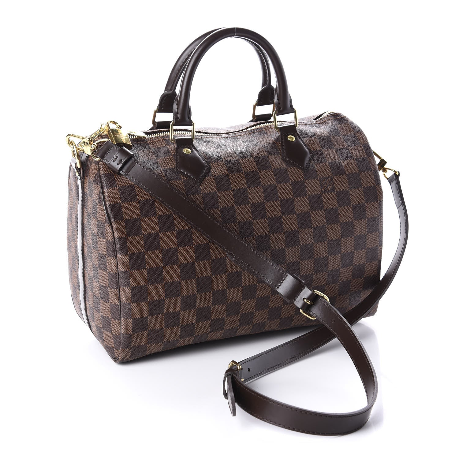 Louis Vuitton Damier Ebene Speedy Bandouliere 30 3 of 10
