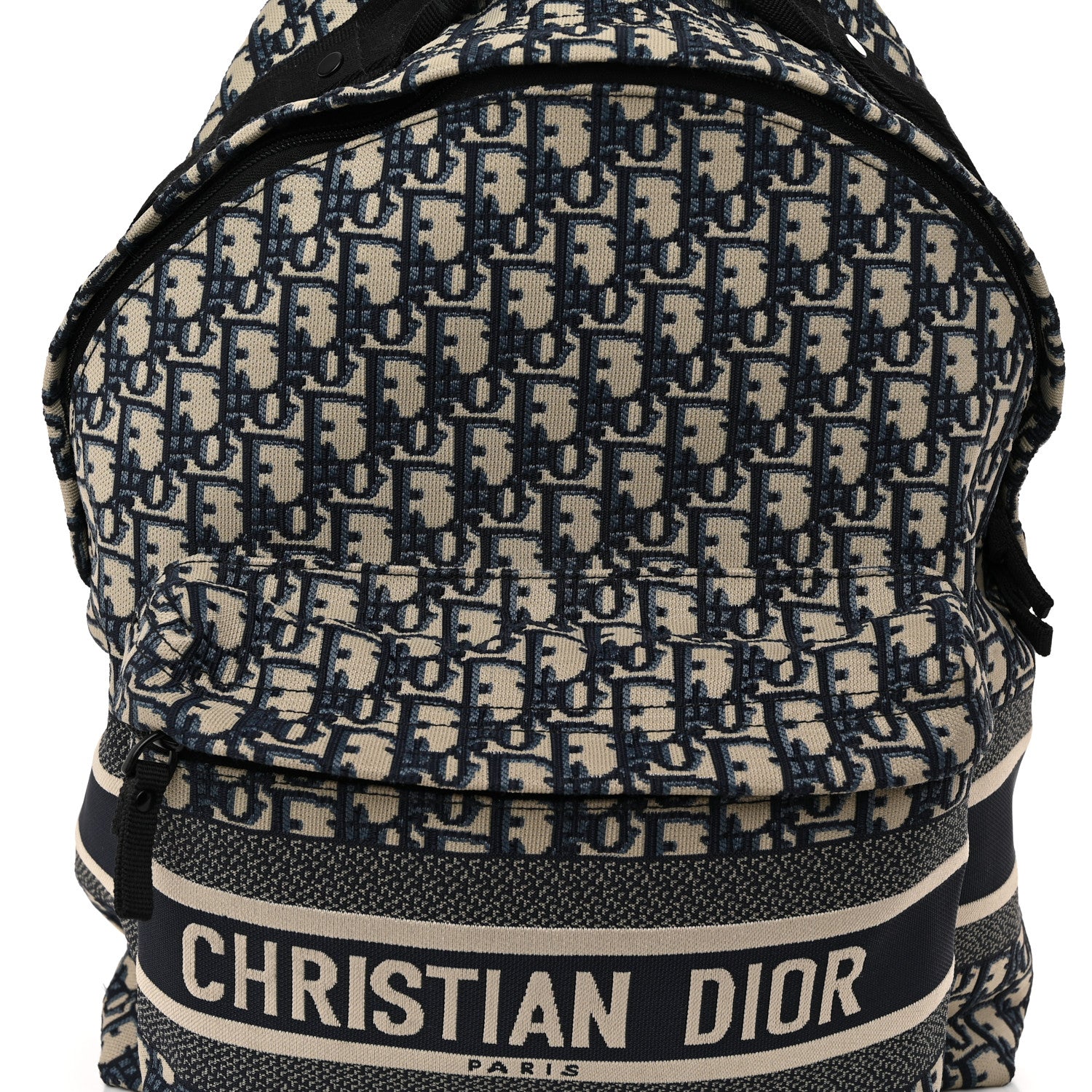 Christian Dior Oblique Diortravel Backpack Blue 7 of 9