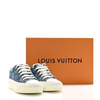Louis Vuitton Denim Monogram Stellar Sneakers 35 Bleu 9 of 9