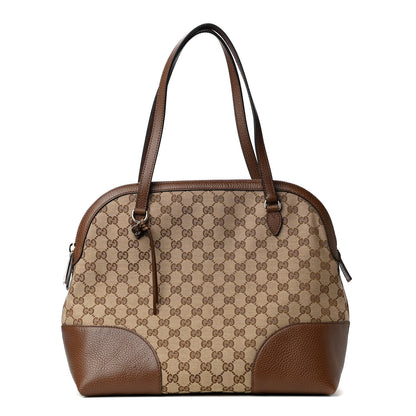 Gucci Monogram Medium Bree Shoulder Bag Beige Tabacco 1 of 11