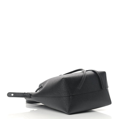 Mansur Gavriel Saffiano Mini Mini Bucket Bag Black 4 of 9