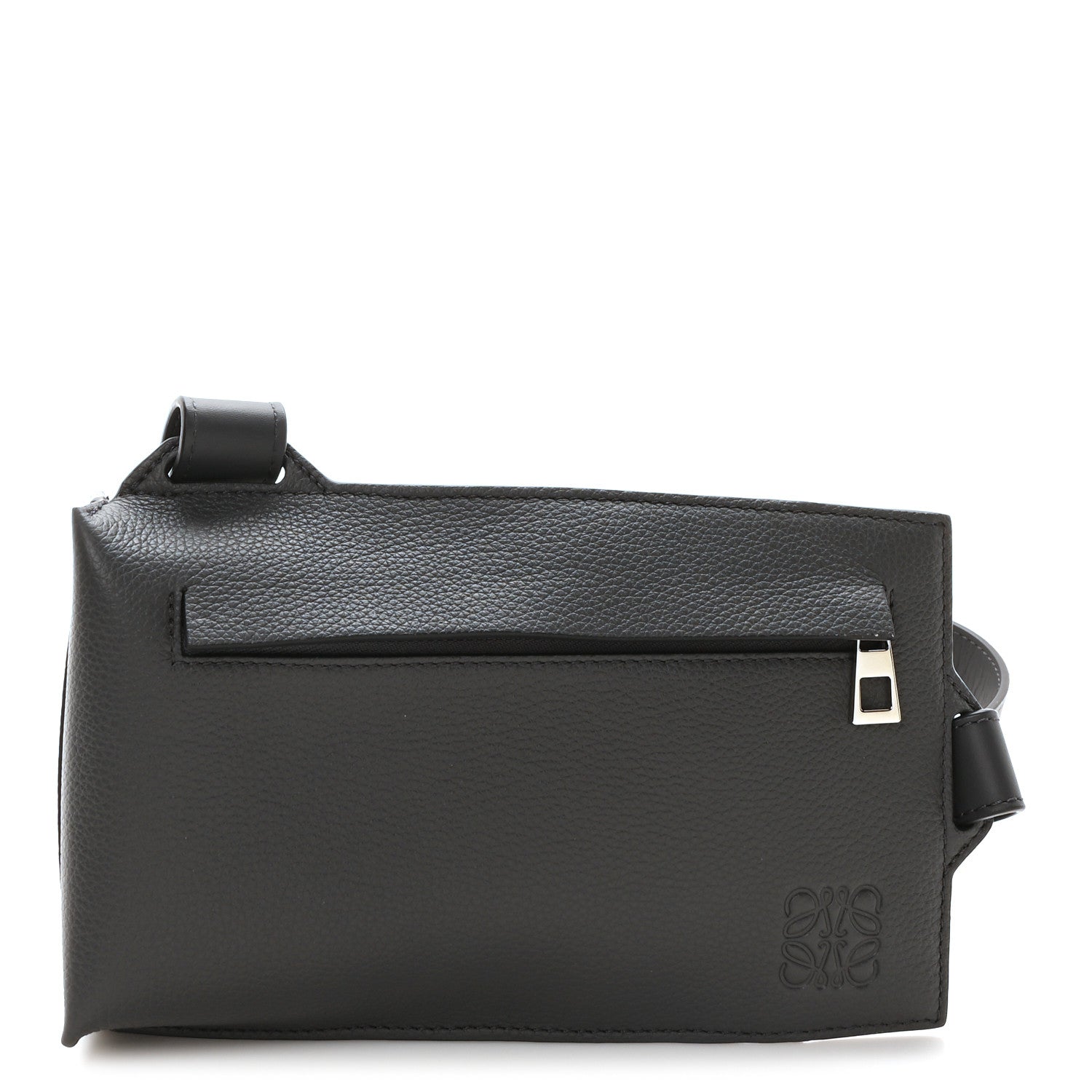 Loewe Soft Grained Calfskin Vertical T-Pocket Crossbody Bag Anthracite 1 of 10