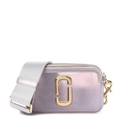 Marc Jacobs Jelly Glitter Small Snapshot Camera Bag Silver Multi 1 of 11