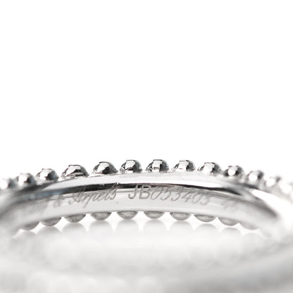 Van Cleef & Arpels Platinum Estelle Wedding Band Ring 46 3.5 5 of 6