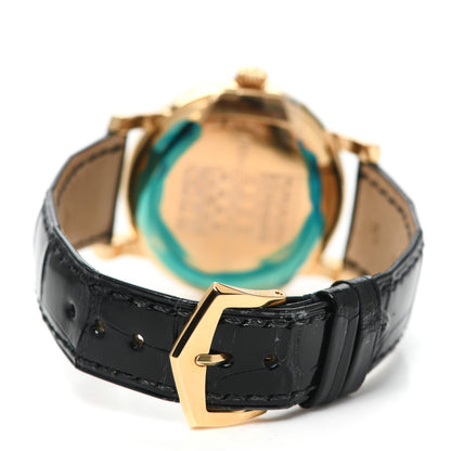 Patek Philippe 18K Yellow Gold Crocodile 36mm Annual Calendar Moonphase Automatic Watch 5150 3 of 5