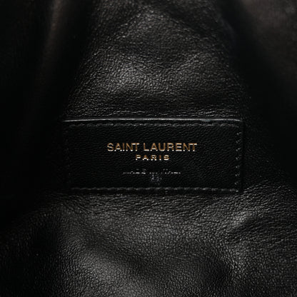 Saint Laurent Lambskin Quilted Gaby Zipped Pouch Black 6 of 11