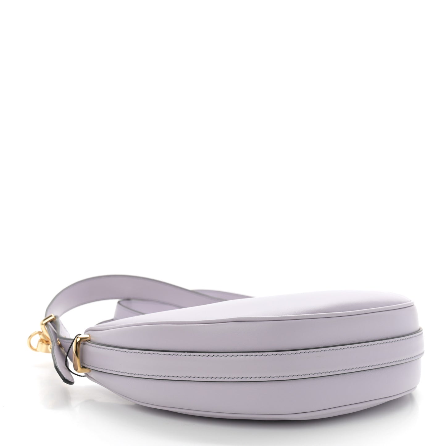 Soft Calfskin Arque Shoulder Bag Glicine