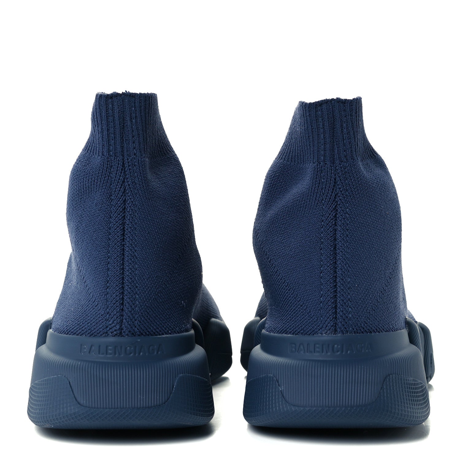 Balenciaga Technical 3D Recycled Knit Womens Speed 2.0 Sneakers 36 Monocolor Dark Navy 5 of 10