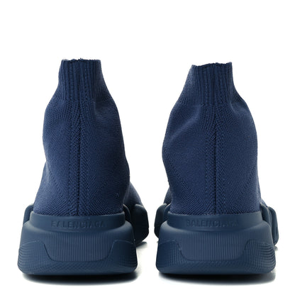 Balenciaga Technical 3D Recycled Knit Womens Speed 2.0 Sneakers 36 Monocolor Dark Navy 5 of 10