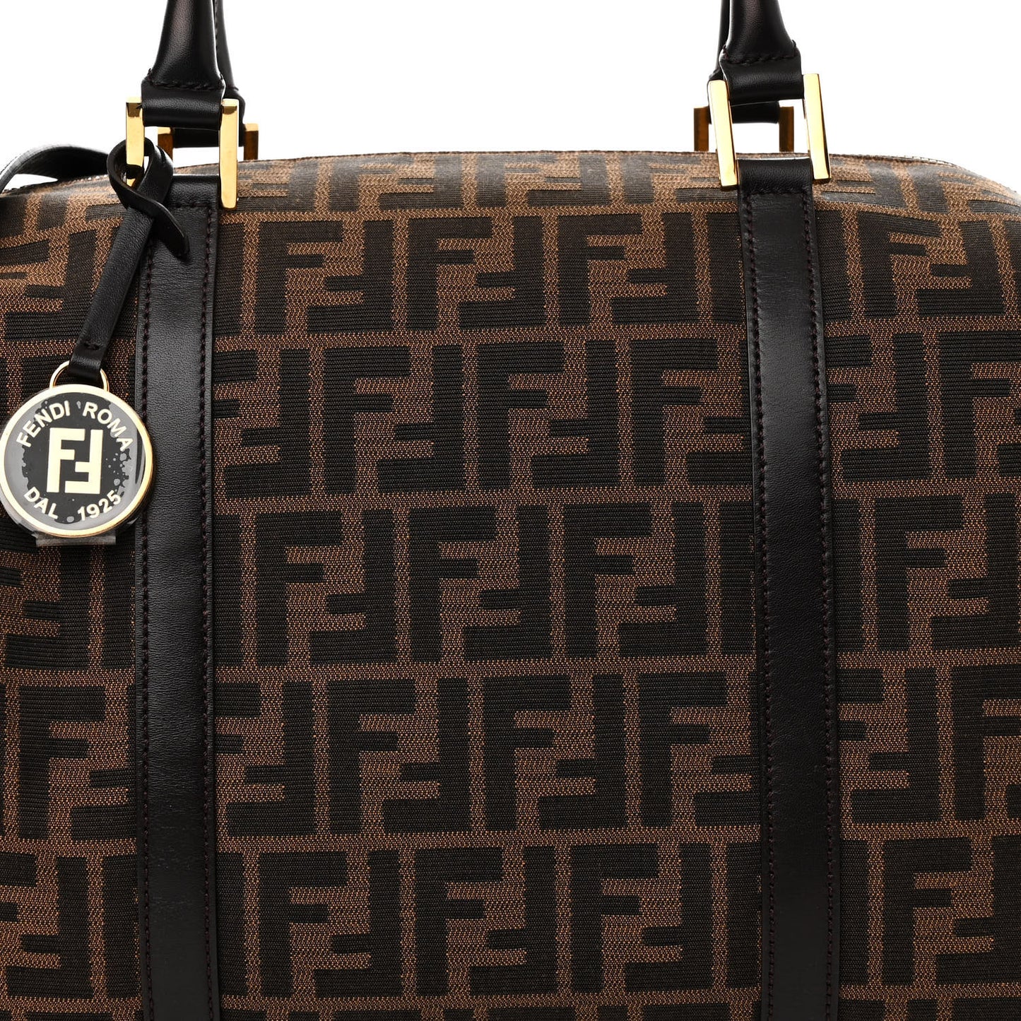 Zucca Medium Convertible Boston Satchel Tobacco Brown