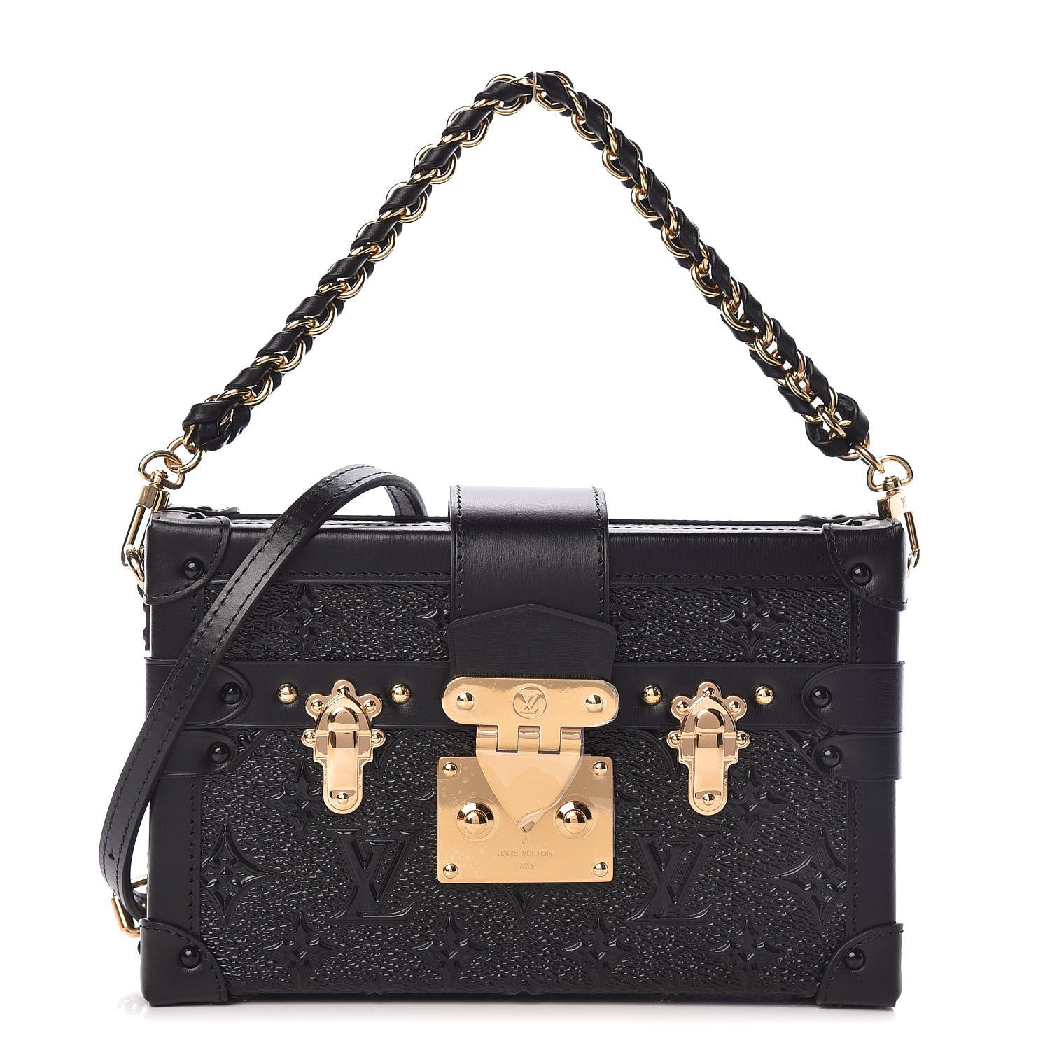 Louis Vuitton Midnight Canvas Petite Malle Black 1 of 11