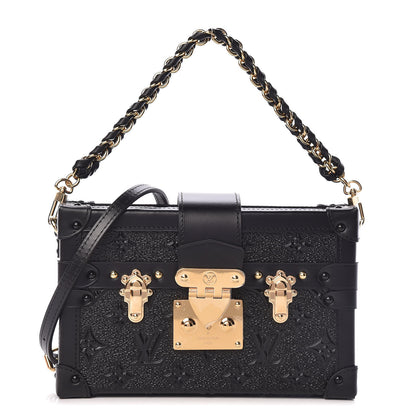 Louis Vuitton Midnight Canvas Petite Malle Black 1 of 11