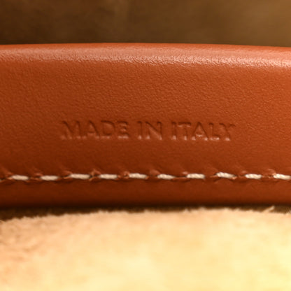 Celine Shearling Calfskin Triomphe Small Cabas Thais Natural Tan 7 of 10