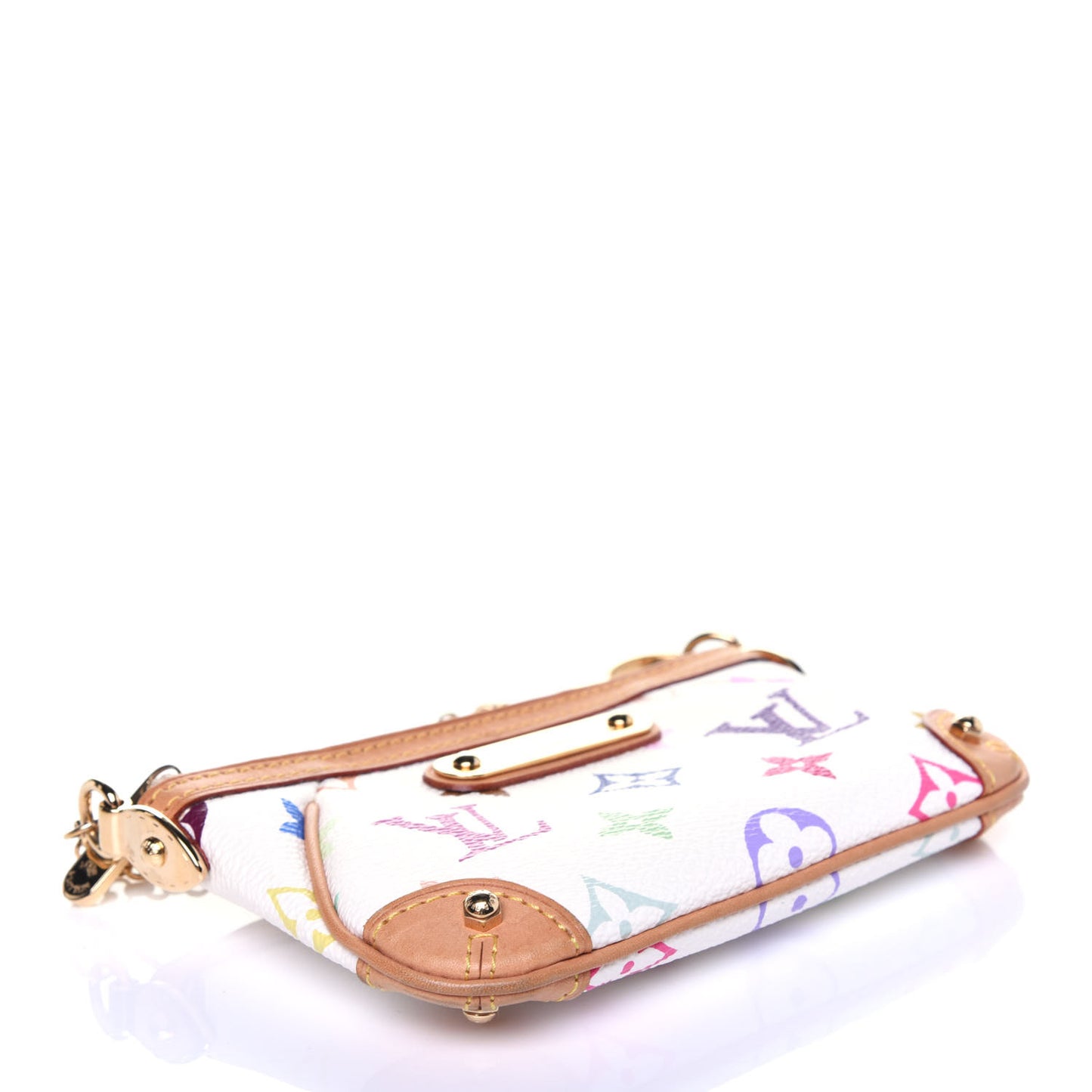 Monogram Multicolor Pochette Milla PM White