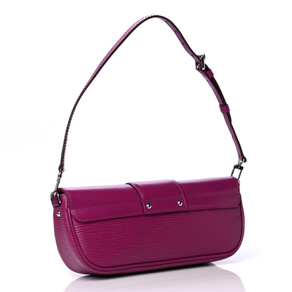 Louis Vuitton Epi Montaigne Clutch Fuchsia 2 of 5