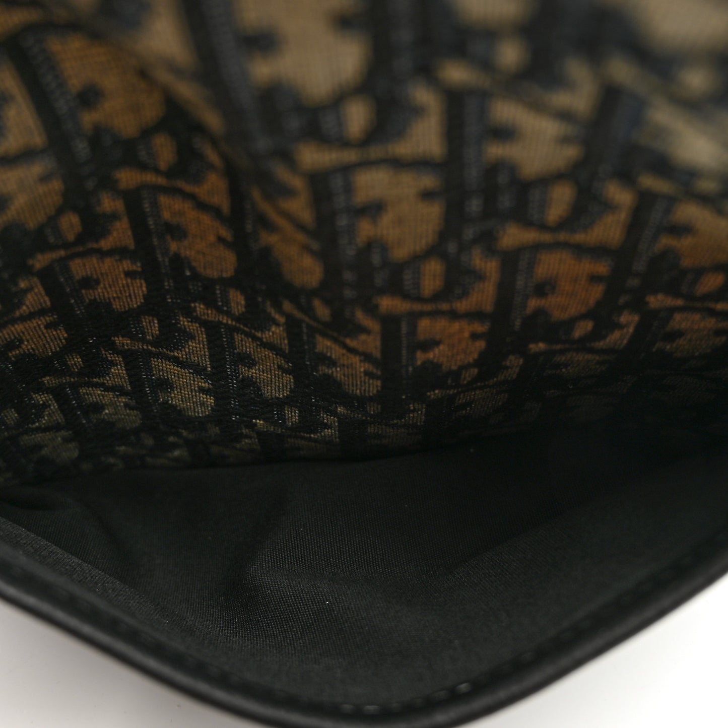 Oblique Jacquard Dior 8 Pouch With Strap Blue Black