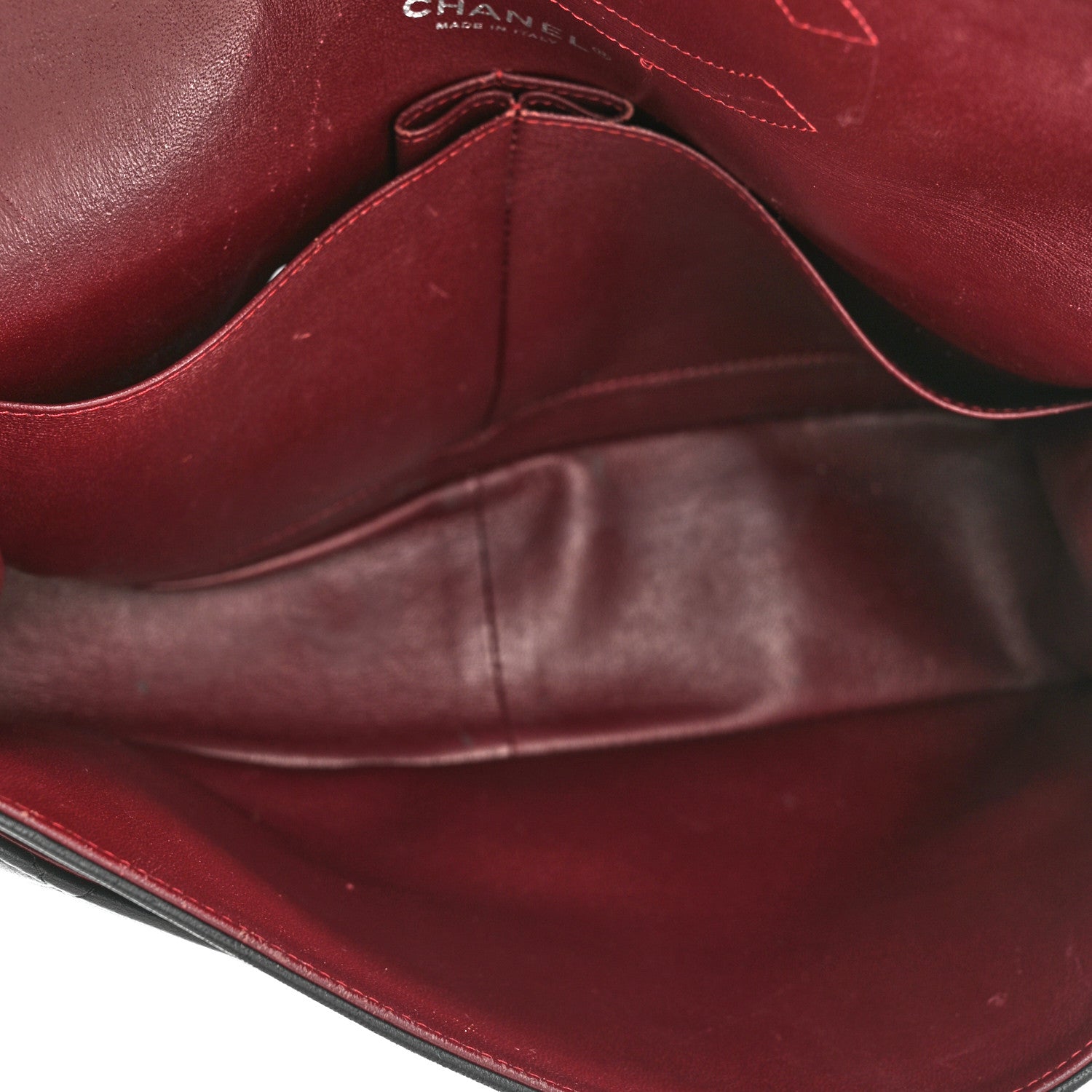 Chanel Lambskin Quilted Jumbo Double Flap Black 5 of 14