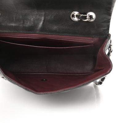 Chanel Lambskin Quilted Jumbo Single Flap Black 5 of 19