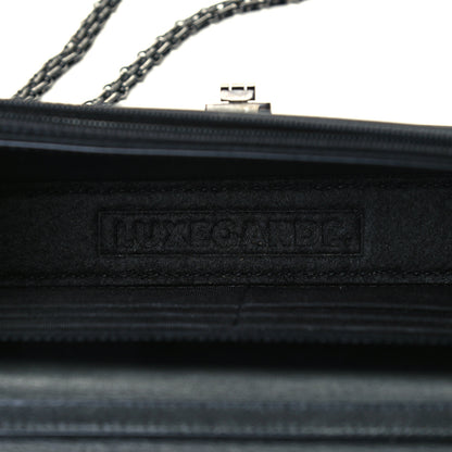 Chanel Aged Calfskin Quilted Reissue Wallet On Chain WOC So Black 7 of 11