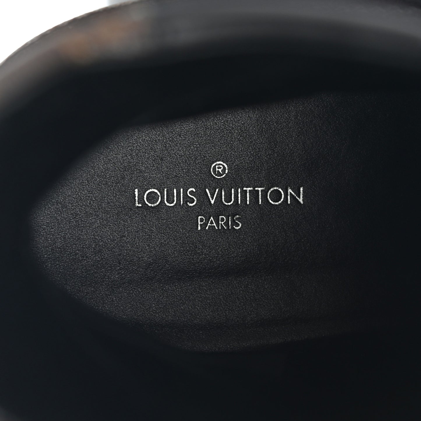 Suede Calfskin Monogram Laureate Platform Desert Boots 39 Black