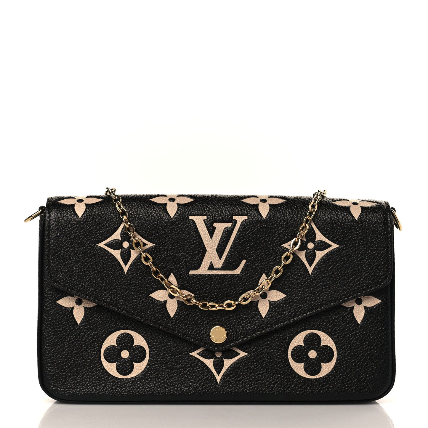 Empreinte Monogram Giant Felicie Pochette Black Beige