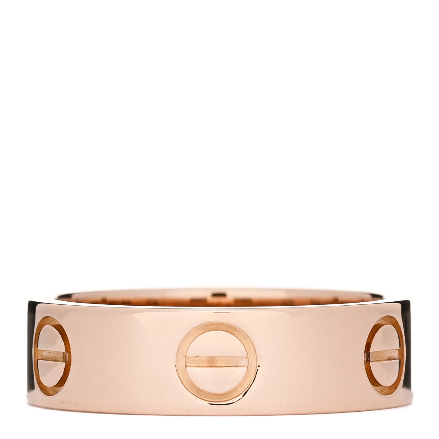18K Pink Gold 5.5mm LOVE Ring 53 6.5