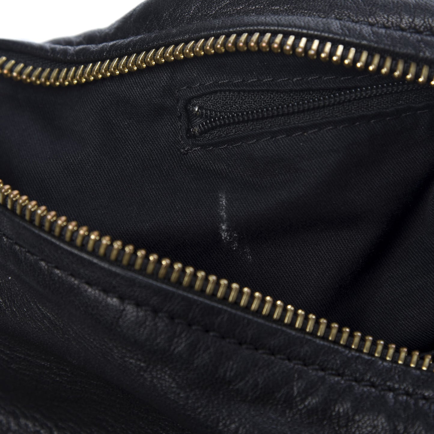 Sugar Goatskin Large Pandora Black