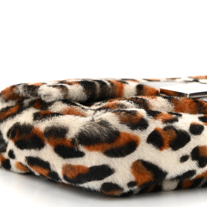 Fendi Calf Hair Leopard Print Baguette Moro 10 of 11