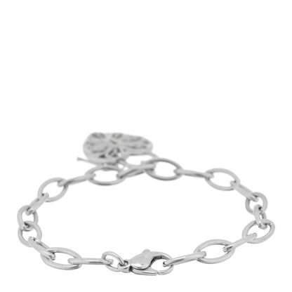 Tiffany Sterling Silver Filigree Heart Key Bracelet 2 of 3