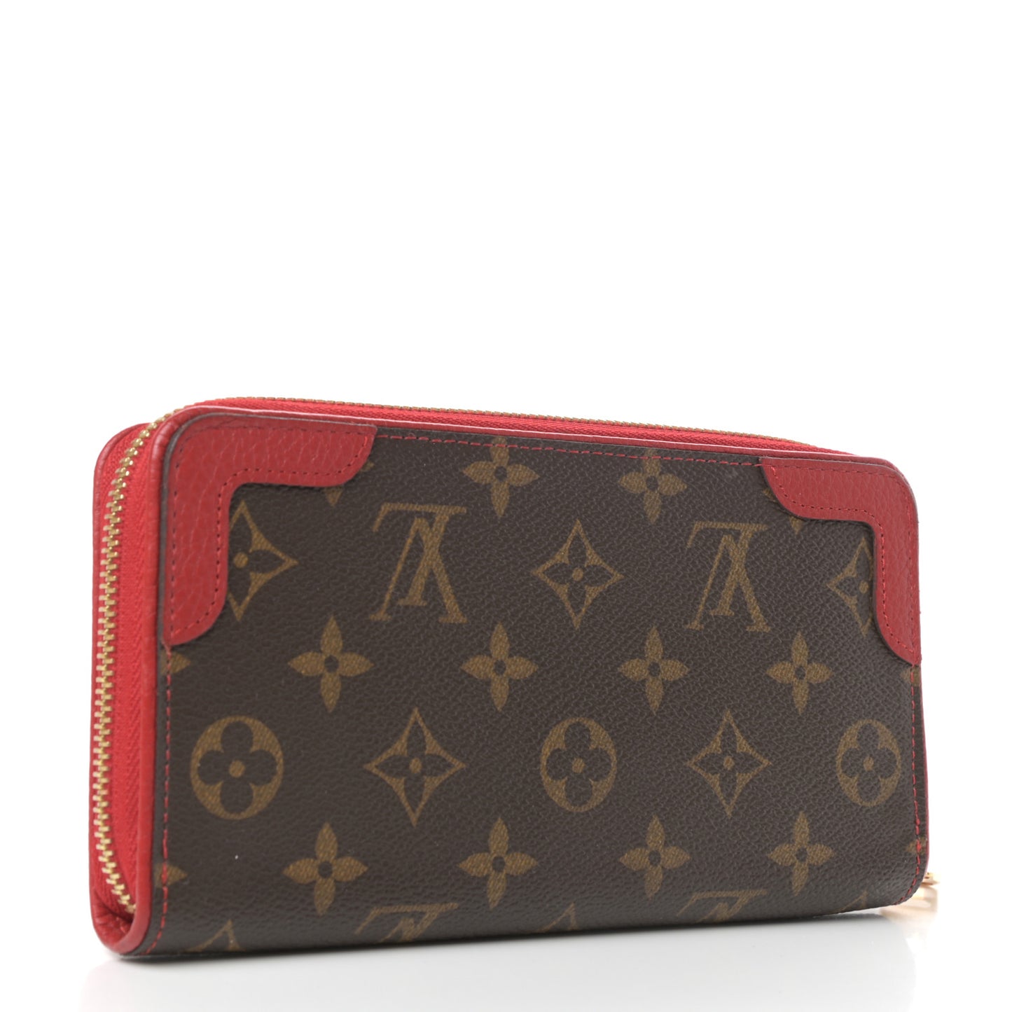 Monogram Retiro Zippy Wallet Cherry