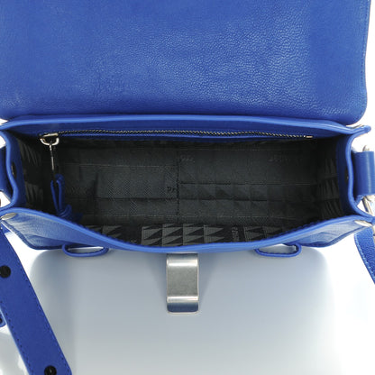 Proenza Schouler Lambskin PS1 Mini Pouch Messenger Memphis Blue 5 of 8