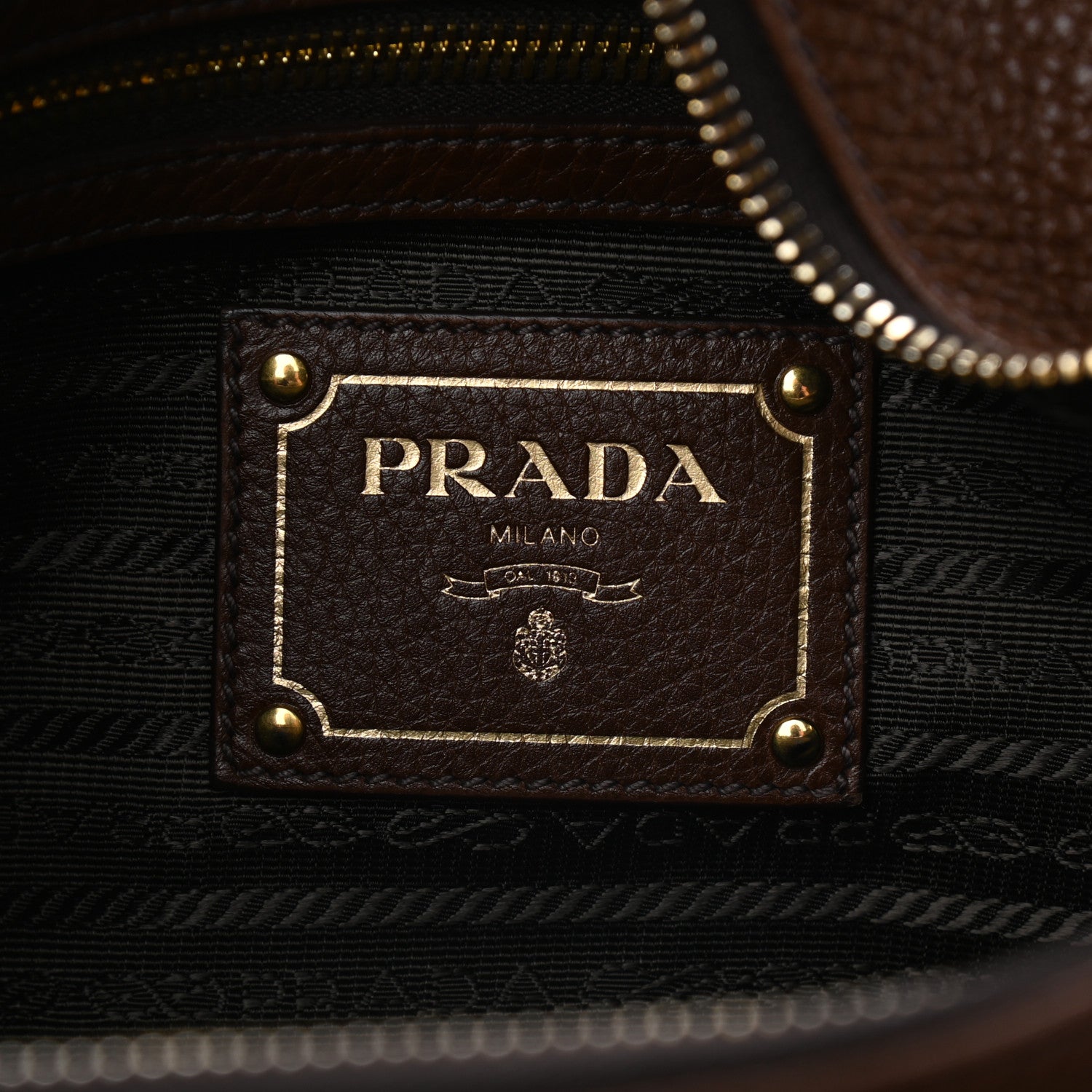 Prada Vitello Daino Hobo Bruciato 5 of 9